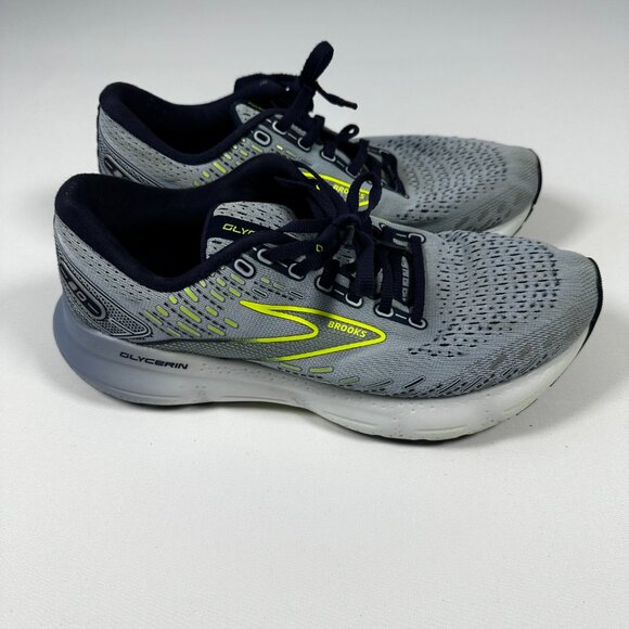 Brooks Glycerin 20 Running Shoes (Lt Blue/Neon) Womens 9.5 - Picture 1 of 6